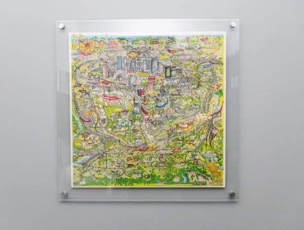 Dean Hitt's Nashville Map- Mayor's Print